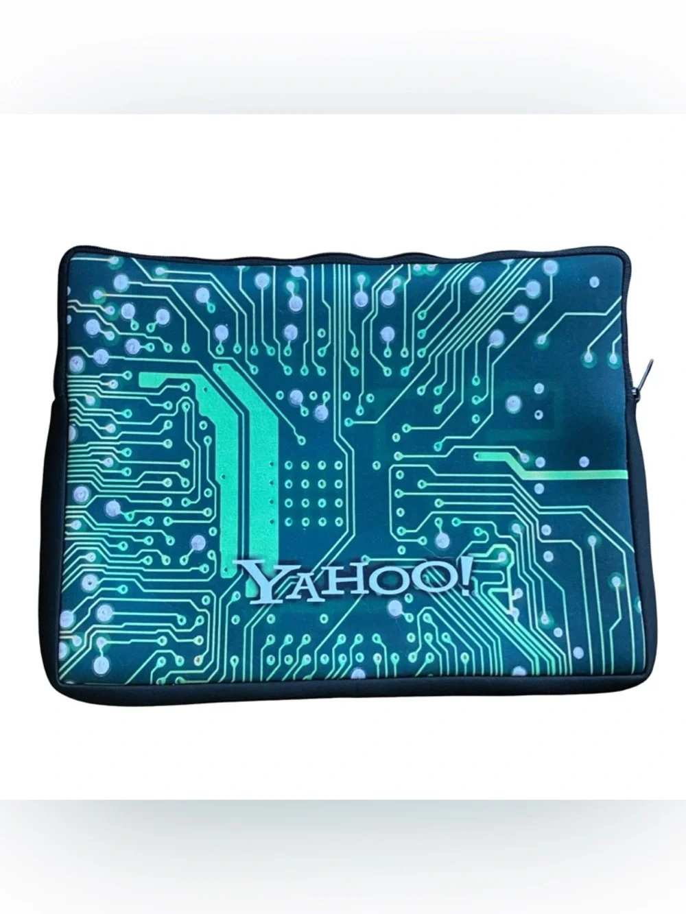 Yahoo! Padded Laptop Sleeve Circuit Board PCB Silicon Valley Merch Promo 14x10